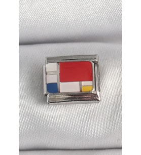 316L Çelik Gümüş Renk Karışık Renk Portre Model Nomination Charm