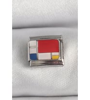 316L Çelik Gümüş Renk Karışık Renk Portre Model Nomination Charm