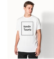 Kendin Tasarla Tişört (Beyaz)