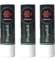 (3 Adet) Propolis, Bal, Shea, Hindistan Cevizi Zeytinyağı El Yapımı Dudak Kremi Nemlendirici Onarıc