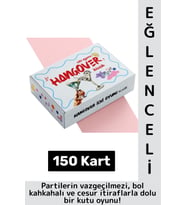 Eğlenceli Arkadaş Sevgili Özel Gün Parti Cesur İtiraf Oyun Hangover İçki Oyunu-Klasik 150 Kart