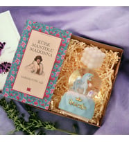 Hediye Kutusu, Kitap, Unicorn Kar Küresi, Mum Hediyelik Konsept