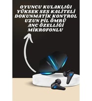 7 Kordonlu Akıllı Saat Ve Oyuncu Kulaklığı ANC Özelliği Kulak İçi Mikrofonlu Sesli Görüşme