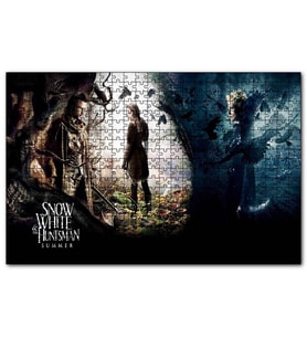 Cakapuzzle Pamuk Prenses ve Avcı Filmi Afişi  Puzzle Yapboz MDF (Ahşap) (120 Parça)