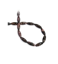 Rodonit Doğal Taş Arpa Kesim 8x20mm Dizi