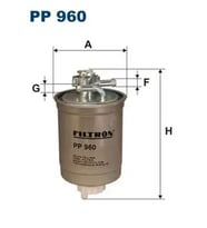 FILTRON PP960 Yakit Filtresi 6K0127401G 6K0127401H