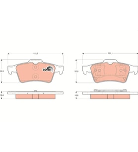 Ford Connect Arka Fren Balatası 2002-2013