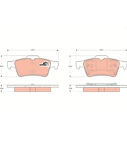 Ford Connect Arka Fren Balatası 2002-2013