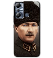 İnfinix Hot 20i Kılıf HD Desen Baskılı Kılıf - Başkomutan Atatürk