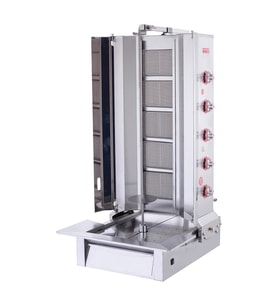 Işıkgaz Silver Elektrikli 3 Radyanlı Alttan Motorlu Döner Ocağı (Gri)