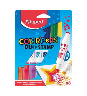 Maped Color'Peps Duo Stamp Keçeli Kalem 8 Renk 846808