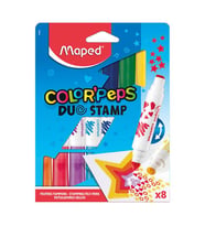 Maped Color'Peps Duo Stamp Keçeli Kalem 8 Renk 846808