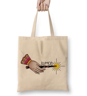 Harry Potter Lumos Bez Çanta Uzun Saplı