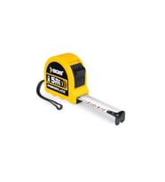 Prizmatik Metal Şerit Metre 5x25 Çift Stop, Dayanıklı ve Hassas Ölçüm