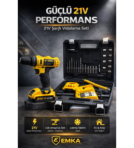 Şarjlı matkap ve vidalama