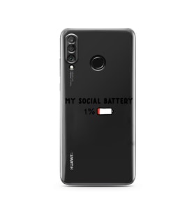 Huawei P30 Lite Uyumlu Baskılı Yumuşak Silikon Şeffaf Telefon Kılıfı