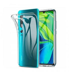 Xiaomi Mi Note 10 Çift Taraflı Silikon Kılıf Şeffaf