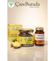 ÇareBurada Hindiba Kahvesi 150 g.+ Bromelain 60 Tablets