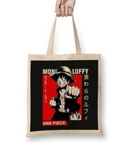 One Piece Mugiwara No Luffy 01 Bez Çanta Uzun Saplı