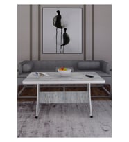 Mdf Masa Tekerlekli Orta Sehpa Salon Sehpa