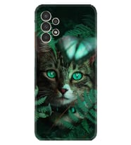 Samsung Galaxy M14 Kılıf Resimli Desenli Baskılı Silikon Blue Butterflys 1350