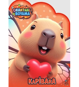 Kapibara Zamanı - Çıkartmalı Boyama Kitabı