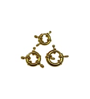 Gemici Kilitli Sistem Bileklik & Kolye Ucu – Altın Kaplama (11 mm, 13 mm, 15 mm) 1Adet