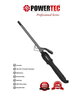 Powertec TR-11 Profesyonel Seramik Plaka Saç Şekillendirici & Bukle Maşa 11mm
