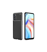 Oppo Reno 4 Uyumlu Kılıf Zore Negro Silikon Kapak (Siyah)