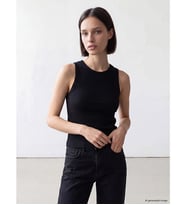 LCW Comfort Siyah Bisiklet Yaka Kadın Atlet
