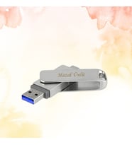 KİŞİYE ÖZEL İSİM BASKILI METAL KUTULU TYPE-C OTG USB BELLEK 3.0-128GB