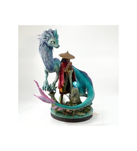 Raya ve Son Ejderha Figürü Dragon Sisu ve Raya Figürü Büyük Boy 25CM