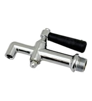 Semaver İle Uyumlu Musluk Göstergesiz, Dıştan Dişli, Contalı, Somunlu, Demir, Kazan Musluğu 11X6cm