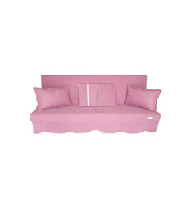 MİRZADE SOFA SOFT KUMAŞ TENTESİZ 28 DNS SÜNGER  SALINCAK MİNDERİ-sofa salıncak pembe