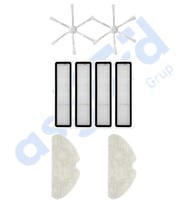 Dreame D10S, D10S PRO, D9 MAX GEN2 Uyumlu 2 Yan Fırça 4 Filtre 2 Mop PKT-iasgf0000210
