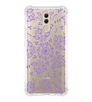 Huawei Mate 20 Lite  Köşe Korumalı Antişok Kapak Nostalji Desen Tasarımlı Şeffaf  Kılıf