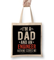 Mens Dad And Engineer Funny Fathers Gift Ideas 03 Bez Çanta Uzun Saplı
