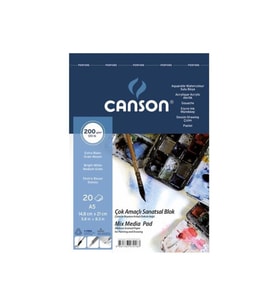 Canson Fınface Resim Blokları 200 Gr A5 20 YP Üstten Spriralli