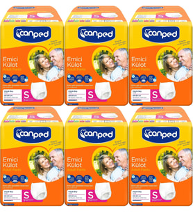 Canped Emici Külot Hasta Bezi S-Küçük Small 54 Adet (6PK*9)