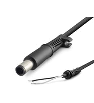Laptop Adaptör Dc Jack Kablosu 200W 7.4 X 5.0 Mm Uyumlu 1.2 M - Siyah HDX5576