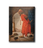 Kamlumbağa Terbiyecisi Canvas Tablo MSD111