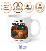 Dizi Maratonu Yapanlara Son Bir Bölüm Daha Esprili Kupa Bardak Hediye