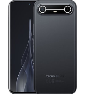 Tecno Spark Slim 256 8 4G (Tecno Türkiye Garantili) Siyah