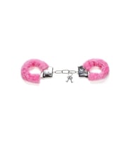 Peluşlu Fantezi Bilek Kelepçesi Pembe – Yumuşak İç Yüzey, Dayanıklı Metal Tasarım