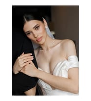 Minimal İnci Kolye, Beyaz İncili Gelin Düğün Nikah Takısı