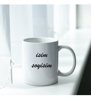 Kişiye Özel Beyaz Seramik Kupa