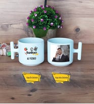 Bankacı Kupa Bardak T Fotoğraflı Bankacılar Günü Hediyesi