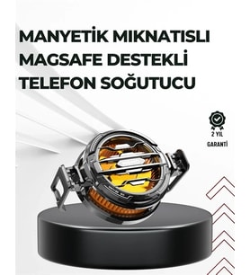 Telefon Soğutucu  Led Işık Efektli  Power Atlı  Sessiz Ve Taşınabilir Model