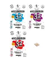 5. Sınıf Güçlendiren Matematik Fen Bilimleri ve Türkçe Denemeleri 3lü Set
