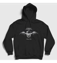 Presmono Unisex Siyah Fallen Avenged Sevenfold Kapüşonlu Sweatshirt 15642tt